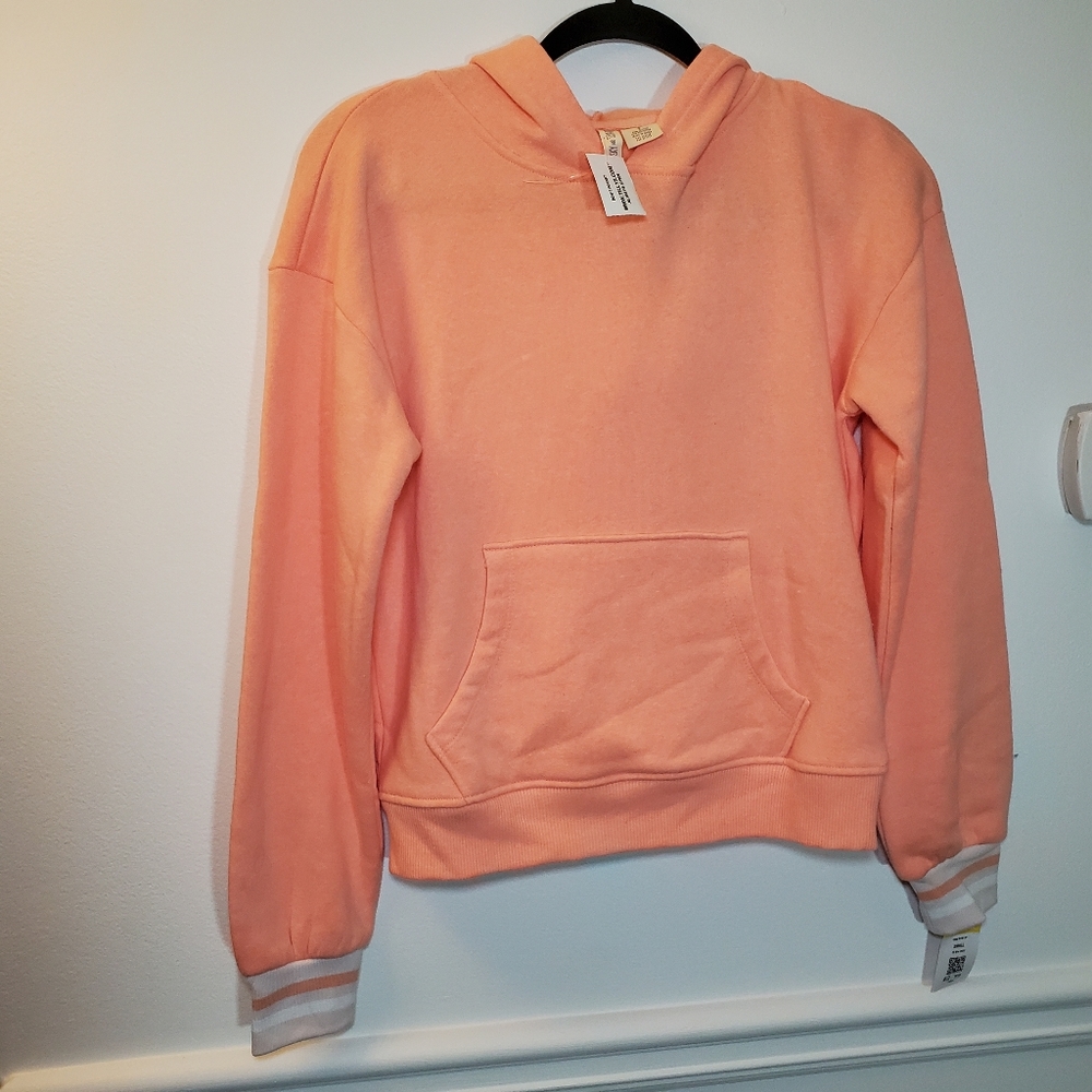 NWT Tilly's sky and sparrow coral hoodie